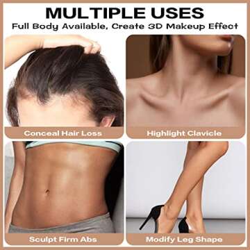 FOCALLURE Cream Contour Stick, Matte Bronzer Stick, Professional Face Shaping & Contouring Stick Makeup, Easy to Apply with Buildable Coverage, Long Lasting & Sweatproof, HAZEL WOOD