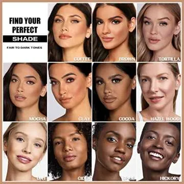 FOCALLURE Cream Contour Stick, Matte Bronzer Stick, Professional Face Shaping & Contouring Stick Makeup, Easy to Apply with Buildable Coverage, Long Lasting & Sweatproof, HAZEL WOOD