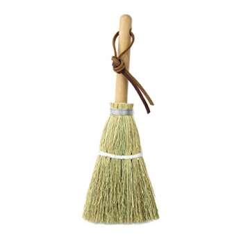 Camden Rose Child's Whisk Broom (Short, Hand Broom), Natural Corn