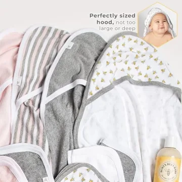 Burts Bees Baby Hooded Towels for Gentle Bath Time