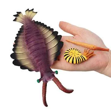 Toymany 10PCS Ancient Marine Creatures, Cambrian Sea Animal Figurines, Dunkleosteus, Cephalaspis, Opabinia, Prehistoric Educational Toys