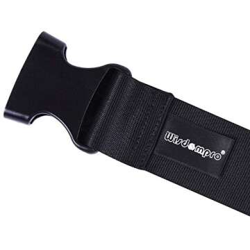 Wisdompro Luggage Strap - Set of 2 Adjustable Travel Straps