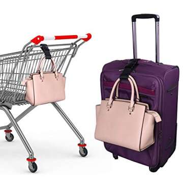 Wisdompro Luggage Strap - Set of 2 Adjustable Travel Straps