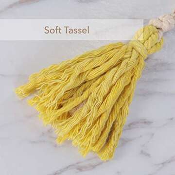 WINOMO Bohemian Macrame Wall Hanging Decor 62x45cm