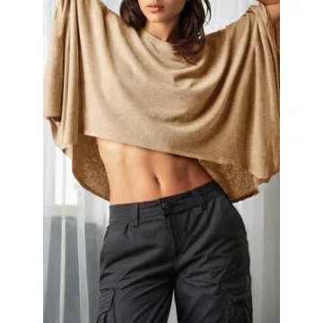 Dokotoo Women's Plus Size Summer Shirts Trendy Comfortable