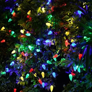 50 LED Solar Christmas Lights - 8 Modes for Festive Decor