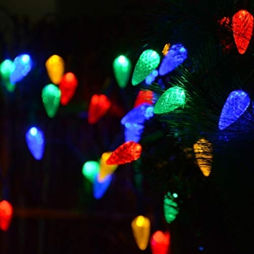 50 LED Solar Christmas Lights - 8 Modes for Festive Decor