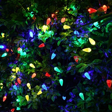 50 LED Solar Christmas Lights - 8 Modes for Festive Decor
