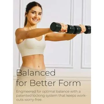 Adjustable Dumbbell Set for Light Workouts｜Home Gym