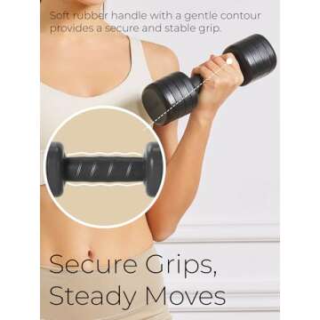 Adjustable Dumbbell Set for Light Workouts｜Home Gym