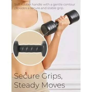 Adjustable Dumbbell Set for Light Workouts｜Home Gym