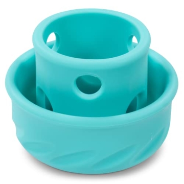 Messy Mutts Totally Pooched Puzzle 'n Play Mushroom | Interactive Treat Puzzle Toy for Dogs | Durabl...