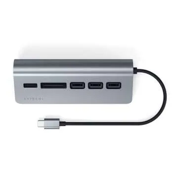 Satechi USB C Hub - Fast Data Transfer & Stylish Design