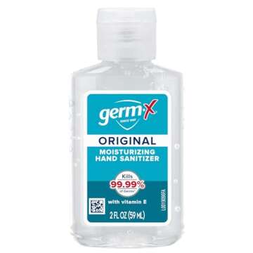 Germ-X Original Hand Sanitizer, Kids Hand Sanitizer, Non-Drying Moisturizing Gel with Vitamin E, Ins...