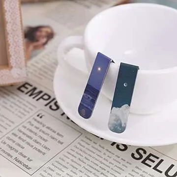 Colorful Magnetic Bookmarks for Students & Teachers - 12 pcs