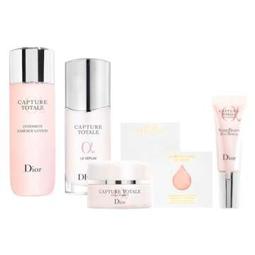 Dior Capture Totale Cell Energy Super Potent Serum, Firming and Wrinkle Rich Creme, Prestige Mask Co...