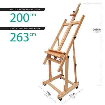 Mont Marte Tilting Studio Wooden Floor Easel for Artists