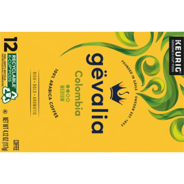 Gevalia Colombia Medium Roast K-Cup Pods 12 Count