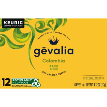 Gevalia Colombia Medium Roast K-Cup Pods 12 Count