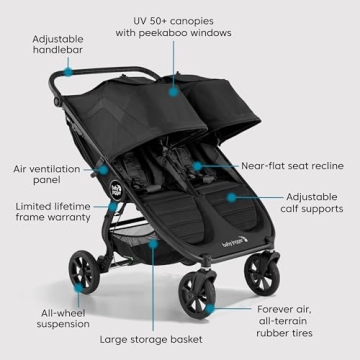 Baby Jogger City Mini GT2 Double Stroller Perfect for Kids