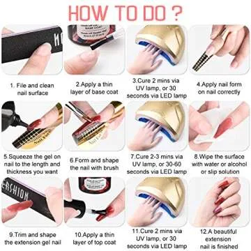 Gershion Builder Gel Upgrade - Easy Application Nail Set