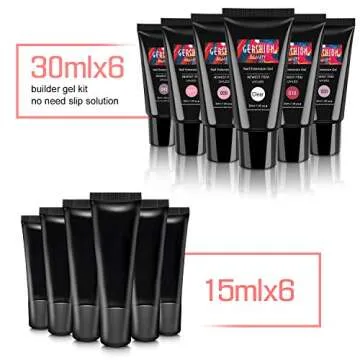 Gershion Builder Gel Upgrade - Easy Application Nail Set