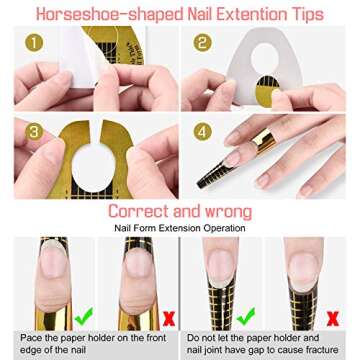 Gershion Builder Gel Upgrade, Clear,Pink and Nude Nail Extension Gel No Need Slip Solution Enhancement Nail Gift Set S-16