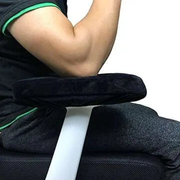 Sunnors Memory Foam Chair Armrest Pads for Comfort