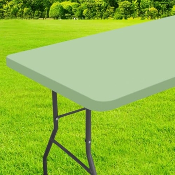 Homing Rectangle Waterproof Elastic Fitted Table Cloth for Outdoor 5ft Tables