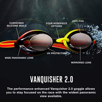 Speedo Vanquisher 2.0 Goggles - Unisex & Mirrored
