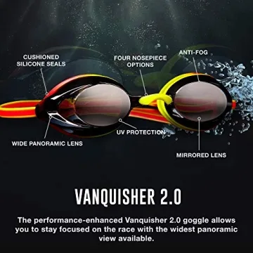 Speedo Vanquisher 2.0 Goggles - Unisex & Mirrored