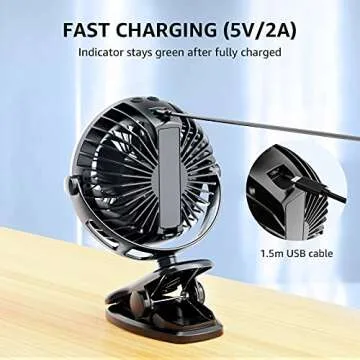 Lepro Camping Lantern with Camping Fan, Rechargeable Fan, Camping Essentials, 2 Lighting Modes, 3 Speed Settings Fan, Tent Fan with Hanging Hook for Camping, Hiking, Hurricane, Emergency, Outages