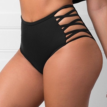 Stylish High-Waisted Bikini Bottom - COLO Swimwear