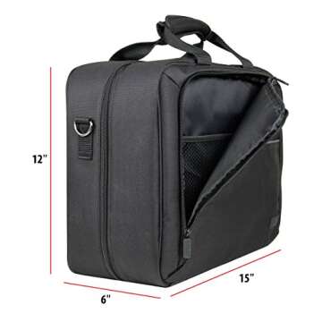 USA Gear Medical Bag - Doctor/Vet/Nurse Bag with Water-Resistant Exterior and Customizable Interior