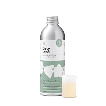 Dirty Labs Eco-Friendly Bio-Liquid Laundry Detergent | 32 Loads | 8.6 fl oz | Nontoxic & Hypoallerge...