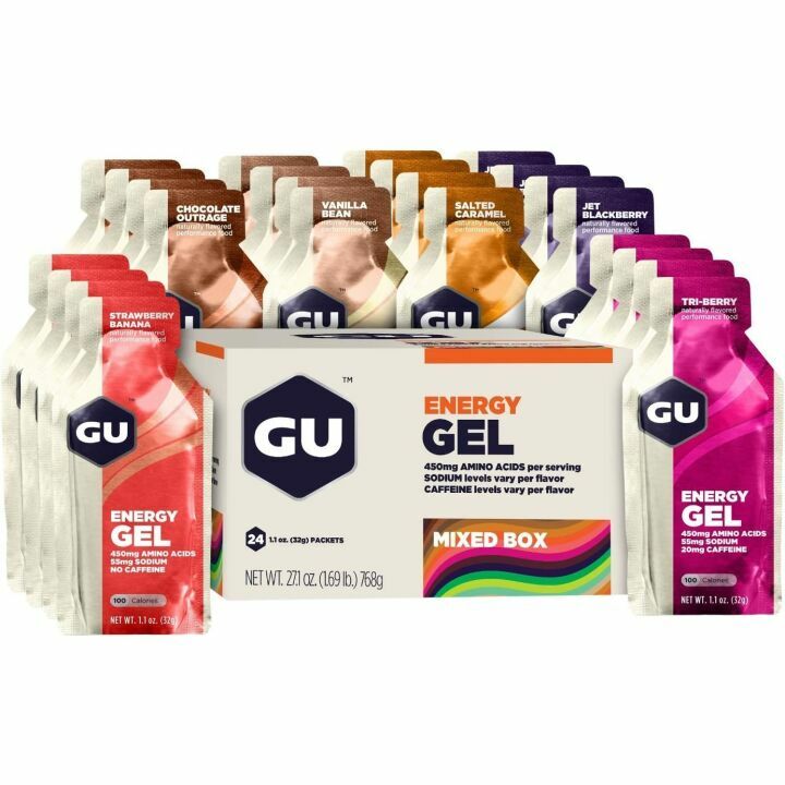 GU Energy Gel 24 Count Variety Pack for Athletes