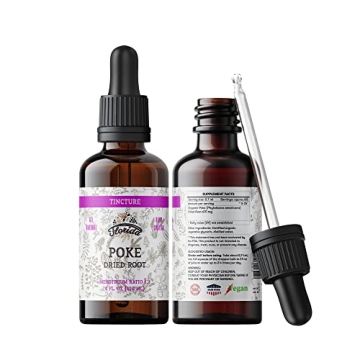 FLORIDA HERBS Organic Poke Root Tincture - Natural Immune & Lymphatic Support