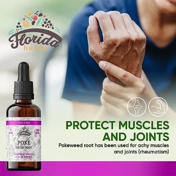 Organic Poke Root Tincture for Immune Support | Alcohol-Free