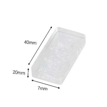 Cosmos Pack of 30 Different DIY 3D Silicone Nail Art Decortive Design Mold Nail Art Making Tools Mou...