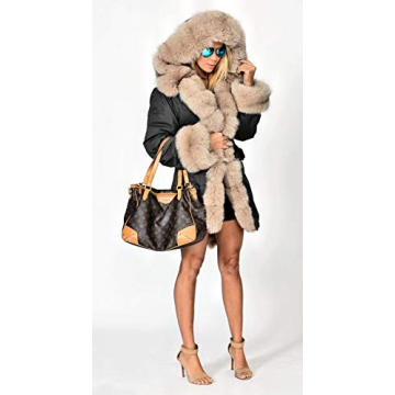 Roiii Women Thicken Warm Winter Coat Stylish Insulated