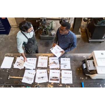 HP OfficeJet Pro 8720 All-in-One Wireless Color Printer, HP Instant Ink or Amazon Dash replenishment ready - White (M9L75A)