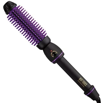 Hot Tools Pro Artist Heated Silicone Bristle Brush Styler for Effortless Curls and Added Volume