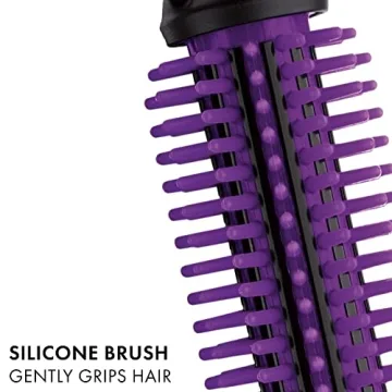 Hot Tools Pro Heated Silicone Brush Styler for Gorgeous Curls