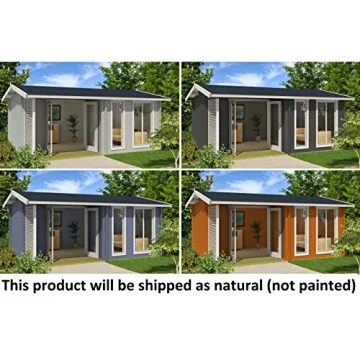 Allwood Sommersby Garden House Kit - Easy Assembly, 174 SQF