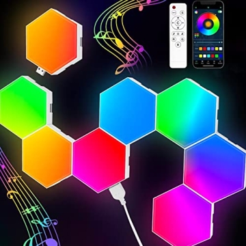 TISOFU Hexagon Lights - RGB Wall Panels for Unique Decor