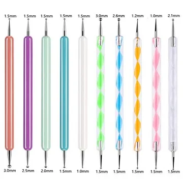 ABenkle 10Pcs Dotting Tools Set for Nail Art and Crafts