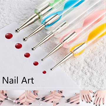 ABenkle 10Pcs Dotting Tools Set for Nail Art and Crafts
