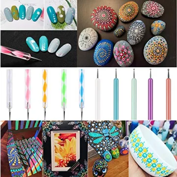 ABenkle 10Pcs Dotting Tools Set for Nail Art and Crafts
