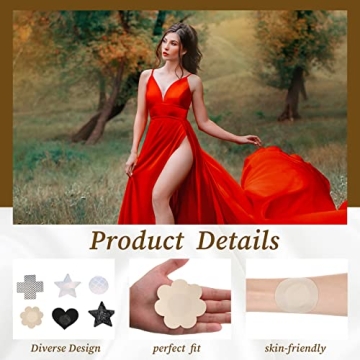 Vicenpal 30 Pairs Nipple Pasties for All Occasion