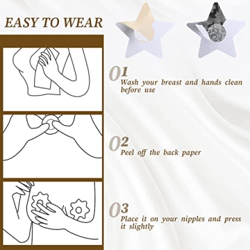 Vicenpal 30 Pairs Nipple Pasties for All Occasion